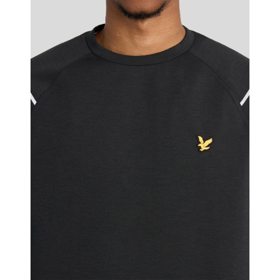 LYLE & SCOTT NEOPRENE CREW NECK ML2633SP Z865-JET BLACK