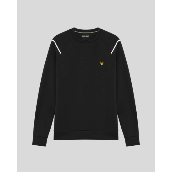 LYLE & SCOTT NEOPRENE CREW NECK ML2633SP Z865-JET BLACK
