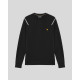 LYLE & SCOTT NEOPRENE CREW NECK ML2633SP Z865-JET BLACK