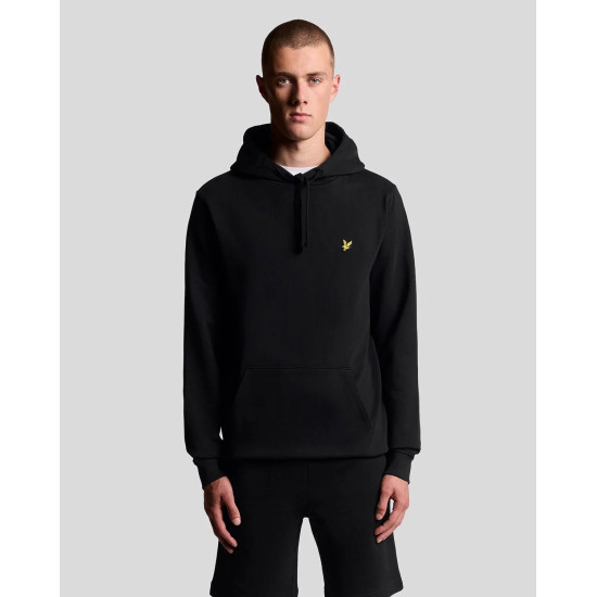 LYLE & SCOTT PULLOVER HOODIE ML416VOG Z865-JET BLACK