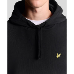 LYLE & SCOTT PULLOVER HOODIE ML416VOG Z865-JET BLACK