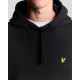 LYLE & SCOTT PULLOVER HOODIE ML416VOG Z865-JET BLACK