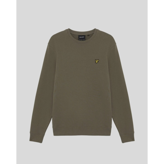 LYLE & SCOTT CREW NECK SWEATSHIRT ML424VOGT X569-KHAKI ASH