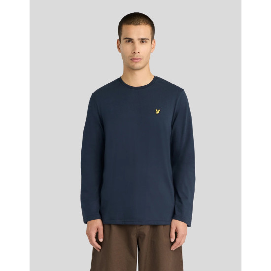 LYLE & SCOTT BOXY FIT LONGSLEEVE T-SHIRT TS2530V Z271-DARK NAVY