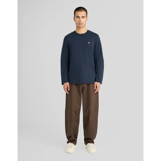 LYLE & SCOTT BOXY FIT LONGSLEEVE T-SHIRT TS2530V Z271-DARK NAVY