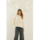 SOUVENIR SWEATER B40D0217-AW26 CREAM 