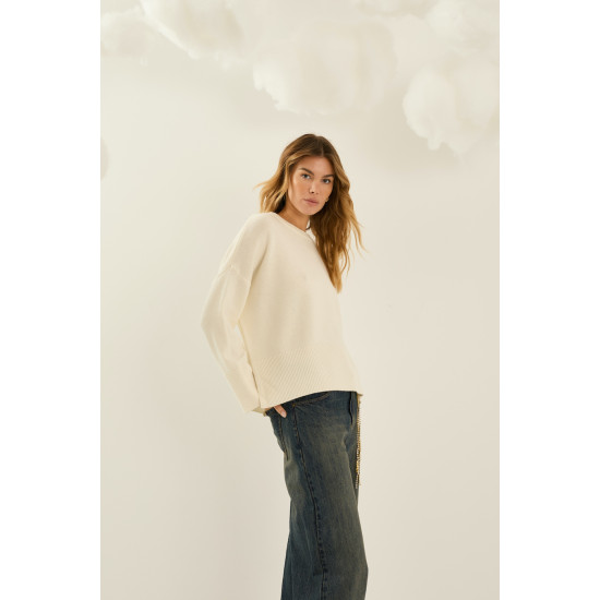 SOUVENIR SWEATER B40D0217-AW26 CREAM 
