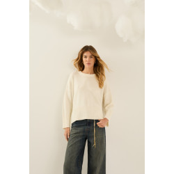 SOUVENIR SWEATER B40D0217-AW26 CREAM 