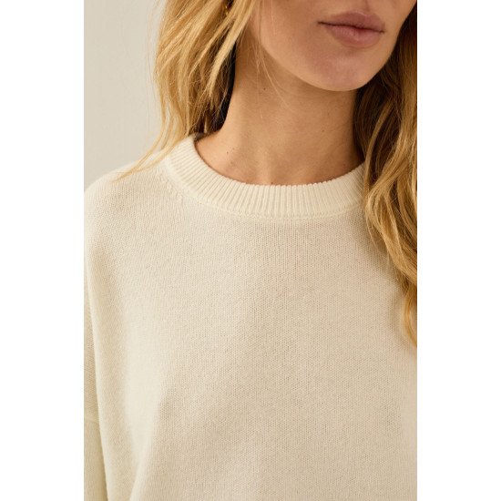 SOUVENIR SWEATER B40D0217-AW26 CREAM 