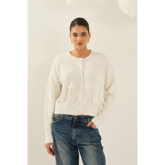 SOUVENIR SWEATER D40V0124-AW26 CREAM