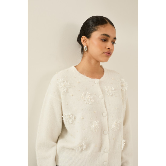 SOUVENIR SWEATER D40V0124-AW26 CREAM