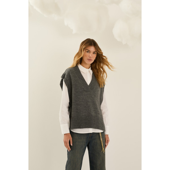 SOUVENIR VEST S40B0055-AW26 ANTHRACITE