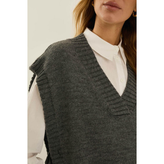 SOUVENIR VEST S40B0055-AW26 ANTHRACITE