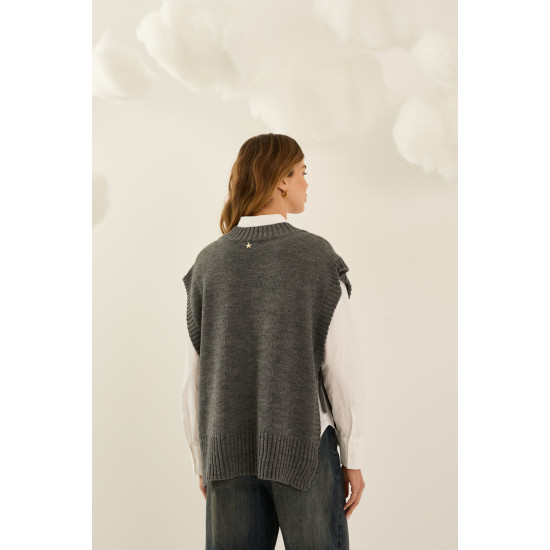 SOUVENIR VEST S40B0055-AW26 ANTHRACITE