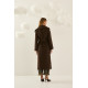 SOUVENIR COAT W40S0311-AW26 CHOCOLATE
