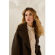 SOUVENIR COAT W40S0311-AW26 CHOCOLATE