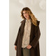 SOUVENIR COAT W40S0311-AW26 CHOCOLATE