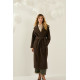 SOUVENIR COAT W40S0311-AW26 CHOCOLATE