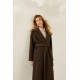 SOUVENIR COAT W40S0311-AW26 CHOCOLATE