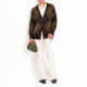 SOUVENIR CARDIGAN Z40R0266-AW26 DARK BROWN