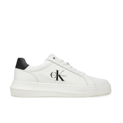 CALVIN KLEIN CHUNKY CUPSOLE MONO SNEAKERS YM0YM01317 0LD-BRIGHT WHITE/BLACK