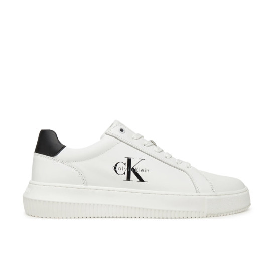 CALVIN KLEIN CHUNKY CUPSOLE MONO SNEAKERS YM0YM01317 0LD-BRIGHT WHITE/BLACK