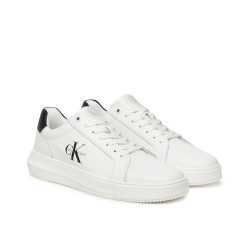 CALVIN KLEIN CHUNKY CUPSOLE MONO SNEAKERS YM0YM01317 0LD-BRIGHT WHITE/BLACK
