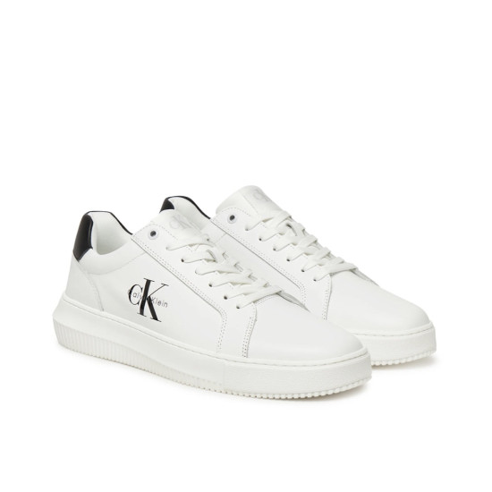 CALVIN KLEIN CHUNKY CUPSOLE MONO SNEAKERS YM0YM01317 0LD-BRIGHT WHITE/BLACK