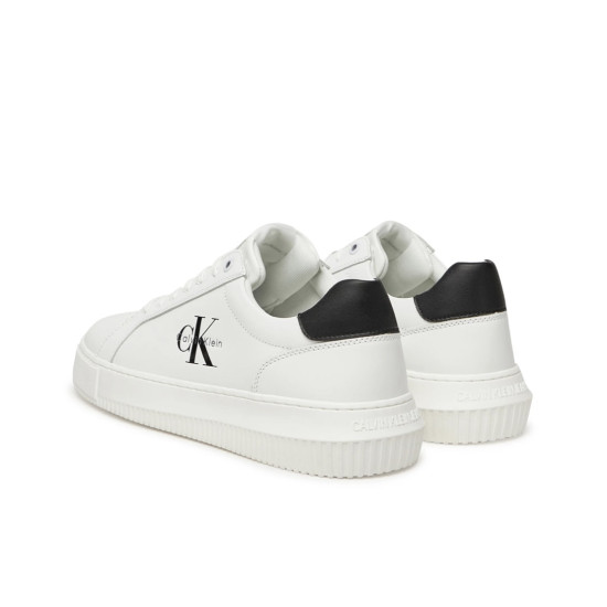 CALVIN KLEIN CHUNKY CUPSOLE MONO SNEAKERS YM0YM01317 0LD-BRIGHT WHITE/BLACK
