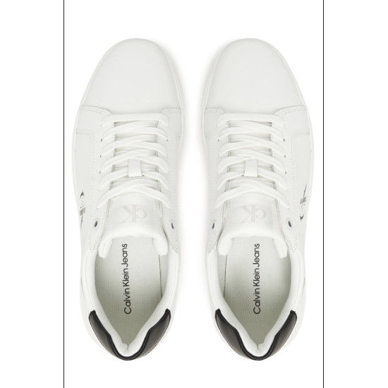 CALVIN KLEIN CHUNKY CUPSOLE MONO SNEAKERS YM0YM01317 0LD-BRIGHT WHITE/BLACK