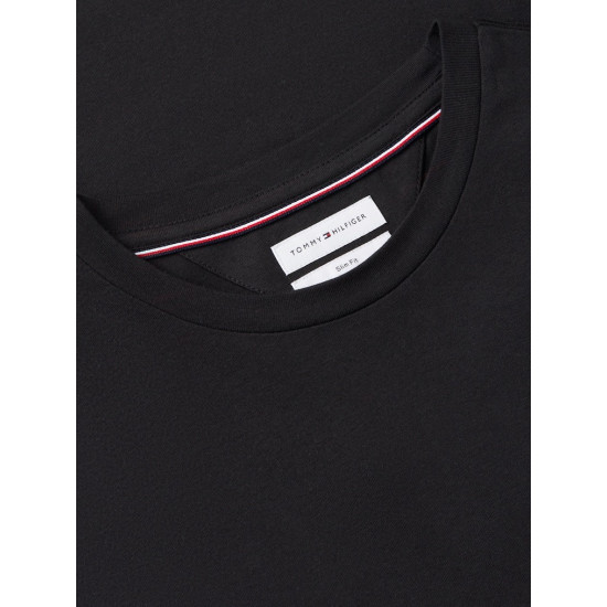 TOMMY HILFIGER LOGO LONG SLEEVE MW0MW09096 BDS-BLACK