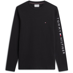 TOMMY HILFIGER LOGO LONG SLEEVE MW0MW09096 BDS-BLACK