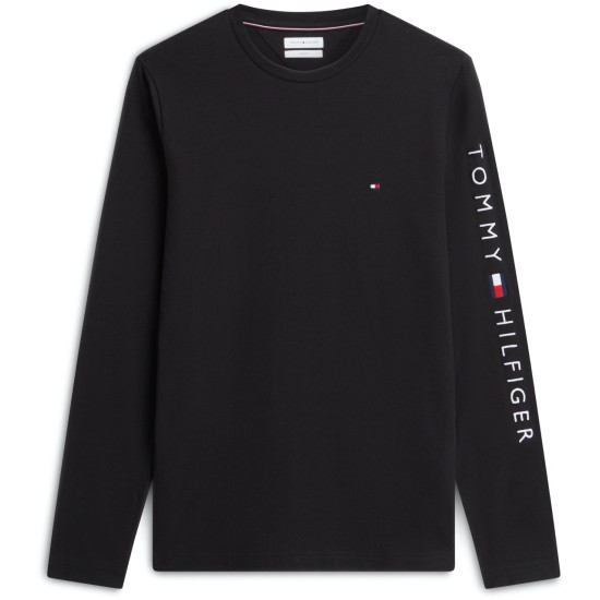 TOMMY HILFIGER LOGO LONG SLEEVE MW0MW09096 BDS-BLACK