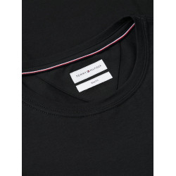 TOMMY HILFIGER STRETCH SLIM FIT LONG SLEEVE TEE MW0MW10804 BDS-BLACK