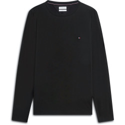 TOMMY HILFIGER STRETCH SLIM FIT LONG SLEEVE TEE MW0MW10804 BDS-BLACK