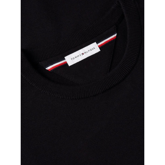 TOMMY HILFIGER WCC SIGNATURE CREW NECK TSHIRT MW0MW14748 BDS-BLACK
