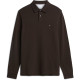 TOMMY HILFIGER 1985 REGULAR LS POLO MW0MW20183 HJT-CHOCOLATE