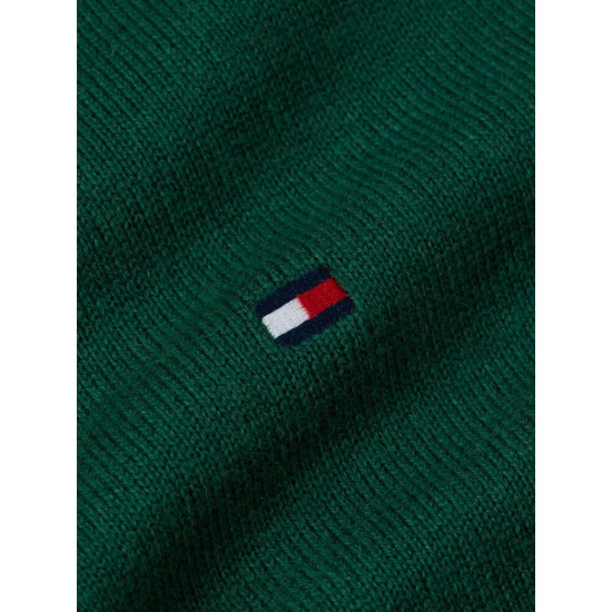 TOMMY HILFIGER PIMA ORG CTN CASHMERE ZIP MOCK MW0MW28049 MQ7