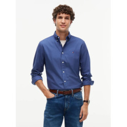 TOMMY HILFIGER SOLID HERITAGE OXFORD RF SHIRT MW0MW35774 0GY-AEGEAN SEA 
