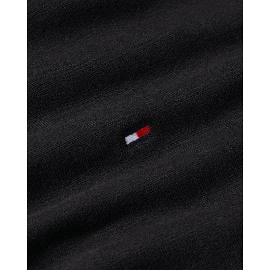 TOMMY HILFIGER ESSENTIAL FLEECE HOODY MW0MW37230 BDS-BLACK