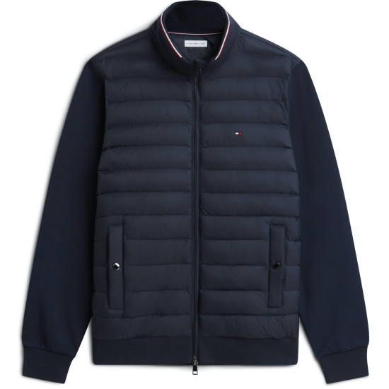 TOMMY HILFIGER MIX MEDIA ESS RWB STAND COLLAR MW0MW41329 DW5