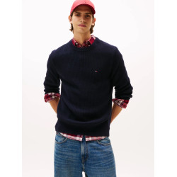TOMMY HILFIGER RWB RIB CREW NECK MW0MW41516 DW5
