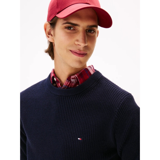 TOMMY HILFIGER RWB RIB CREW NECK MW0MW41516 DW5