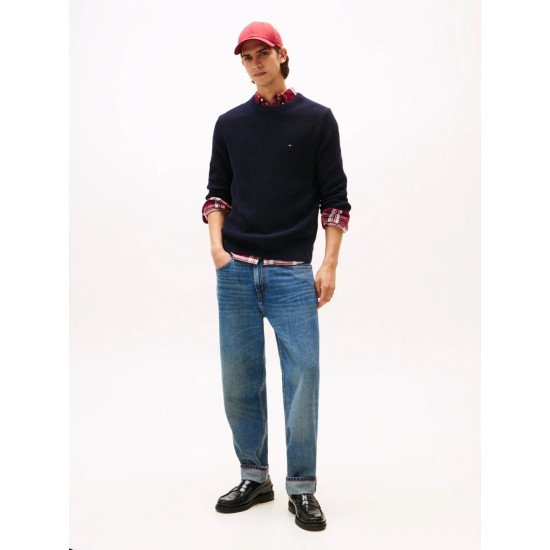 TOMMY HILFIGER RWB RIB CREW NECK MW0MW41516 DW5