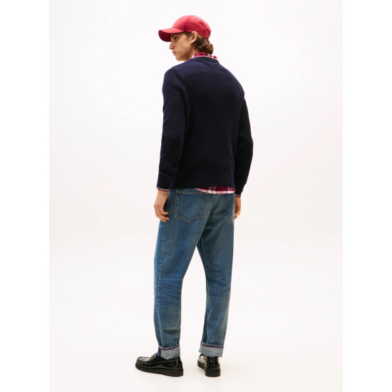 TOMMY HILFIGER RWB RIB CREW NECK MW0MW41516 DW5