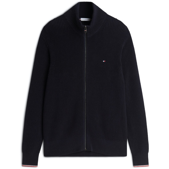 TOMMY HILFIGER RWB RIB ZIP THROUGH MW0MW41517 DW5