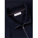 TOMMY HILFIGER ESSENTIAL TERRY 1/4 ZIP MW0MW43115 DW5-NAVY BLUE