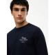 TOMMY HILFIGER SCRIPT STACK LONGSLEEVE REGULAR TEE MW0MW43225 DW5-DESSERT SKY