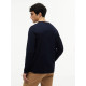 TOMMY HILFIGER SCRIPT STACK LONGSLEEVE REGULAR TEE MW0MW43225 DW5-DESSERT SKY