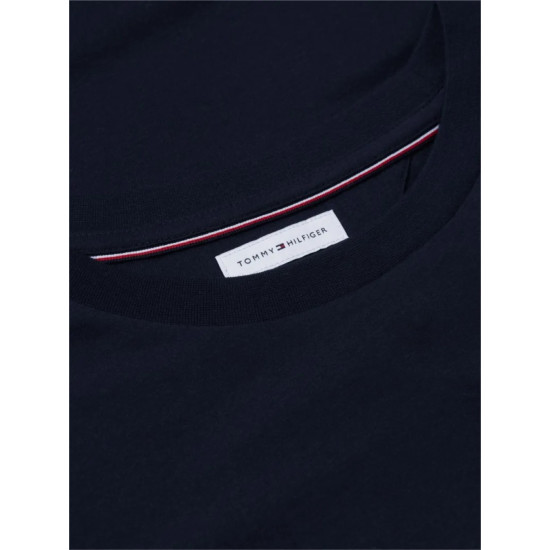 TOMMY HILFIGER SCRIPT STACK LONGSLEEVE REGULAR TEE MW0MW43225 DW5-DESSERT SKY